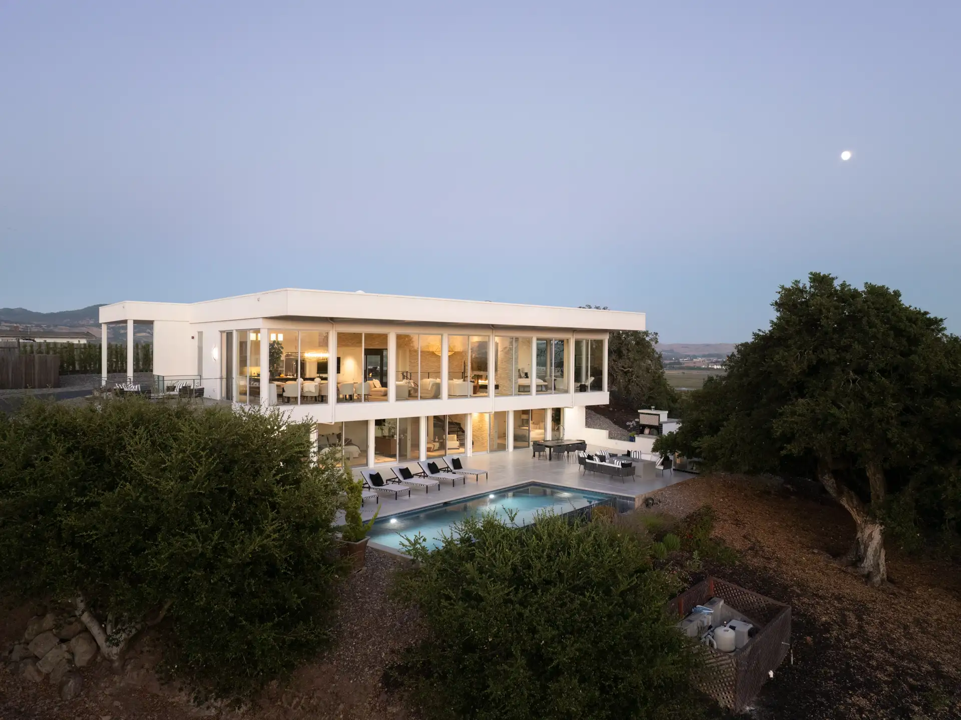 St. Helena luxury real estate with vineyard views