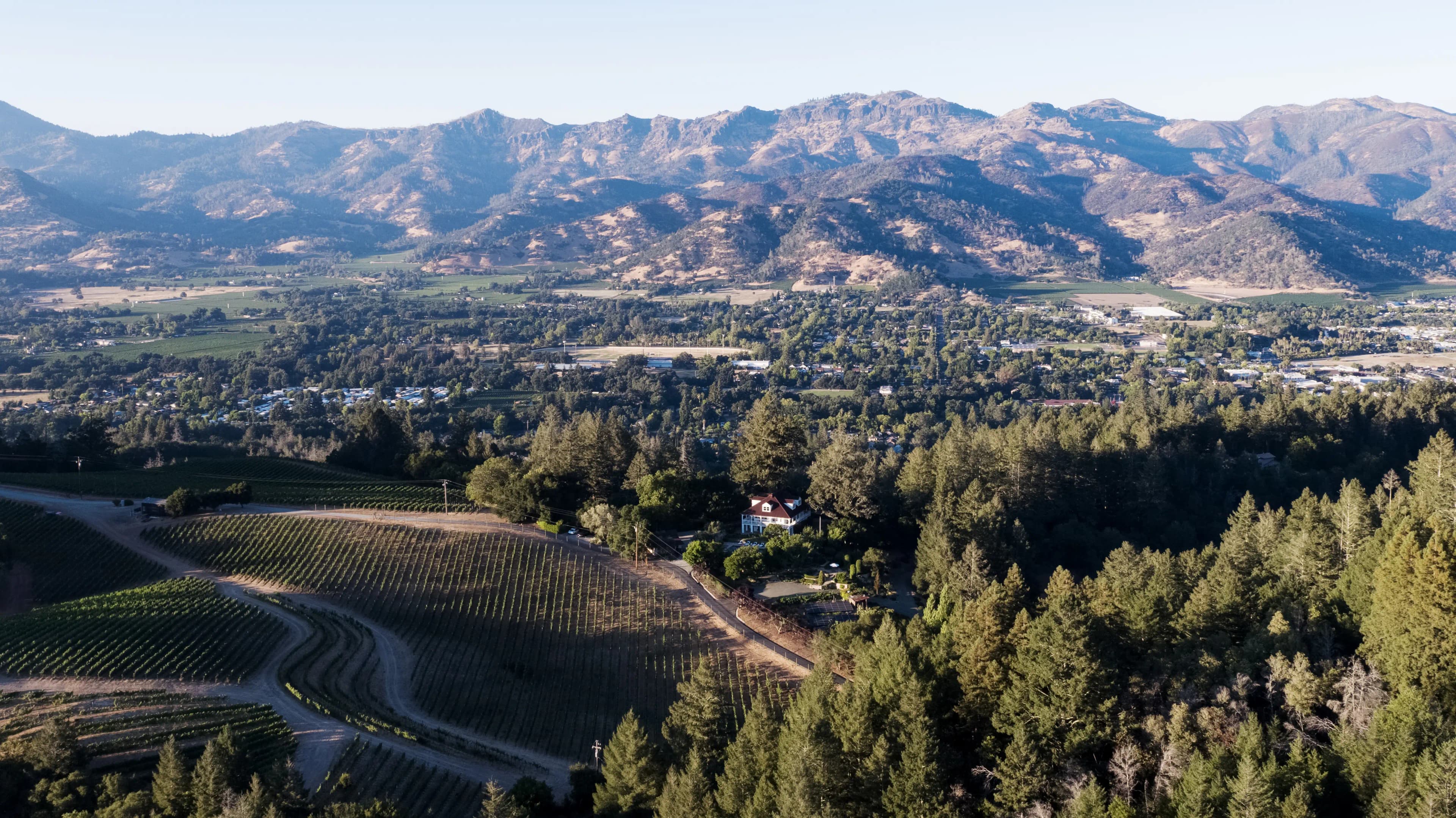 Calistoga luxury community panorama