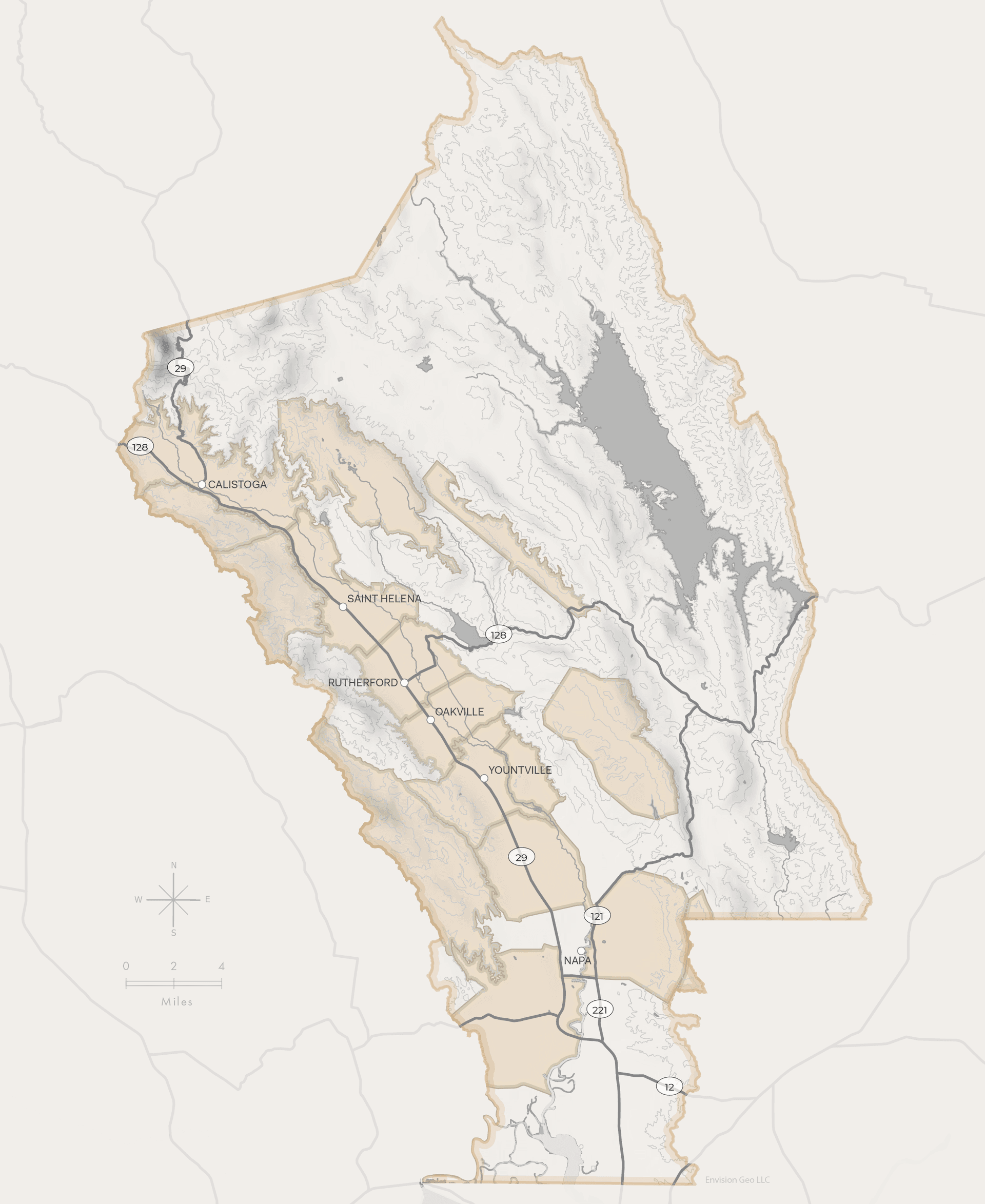 Napa Valley base map