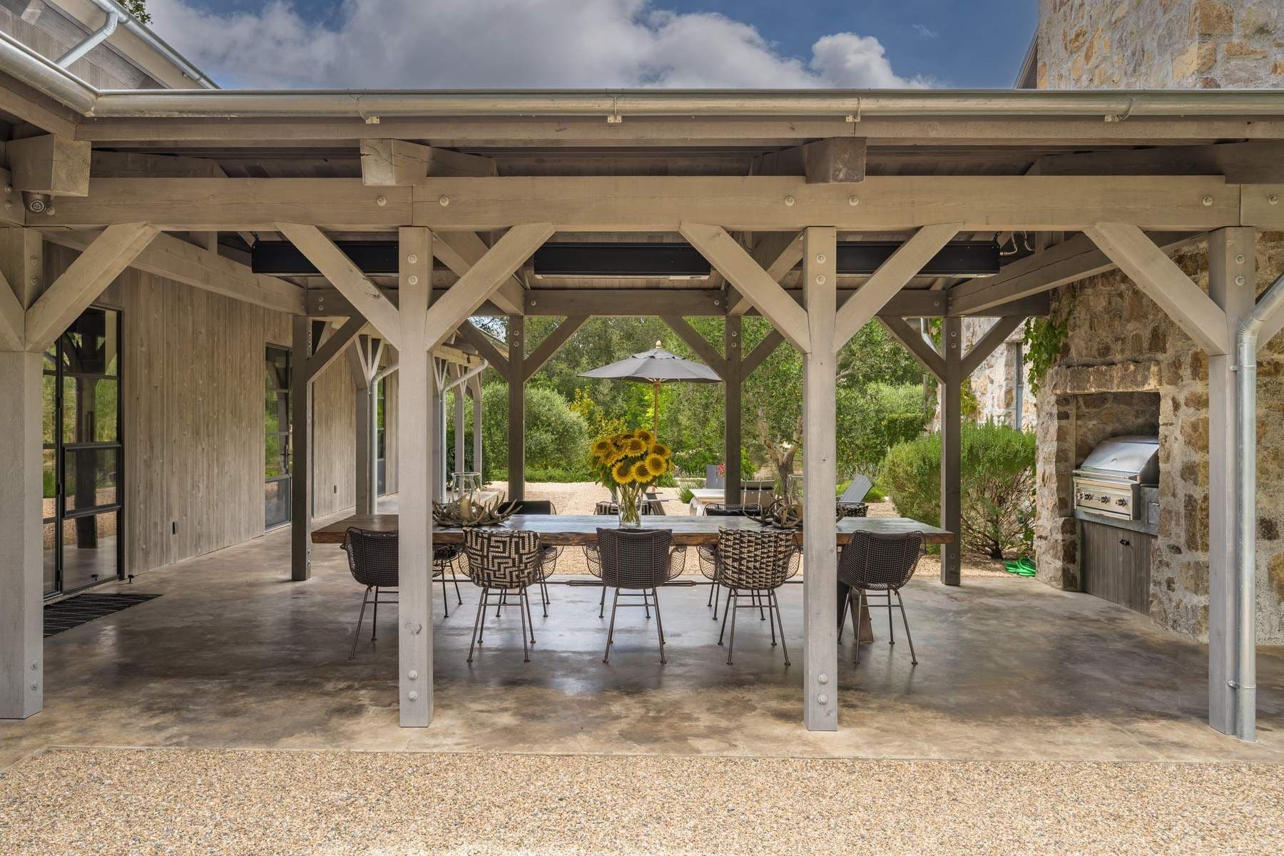 Historic Sonoma Plaza with luxury properties