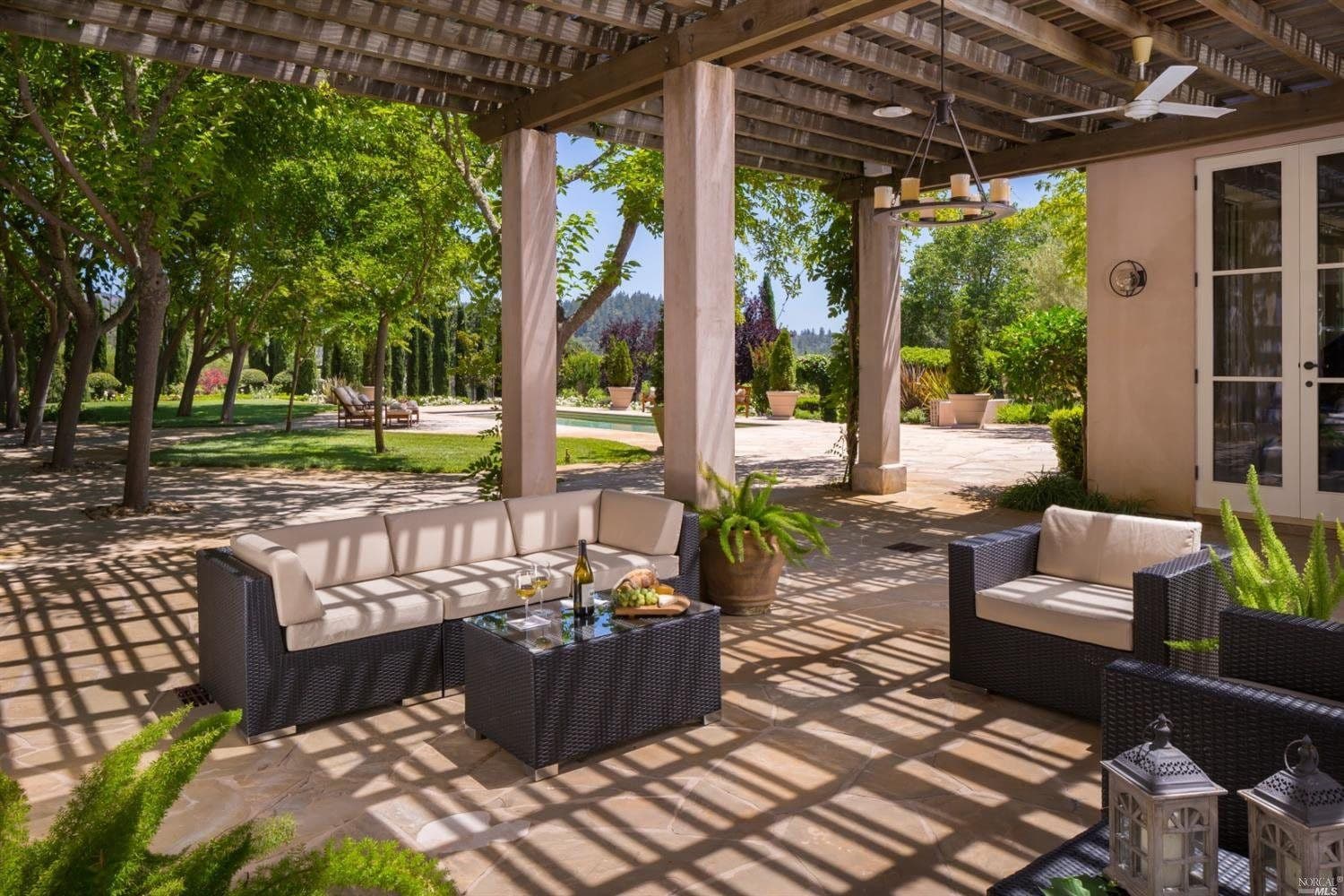 Sebastopol luxury real estate with vineyard and orchard views