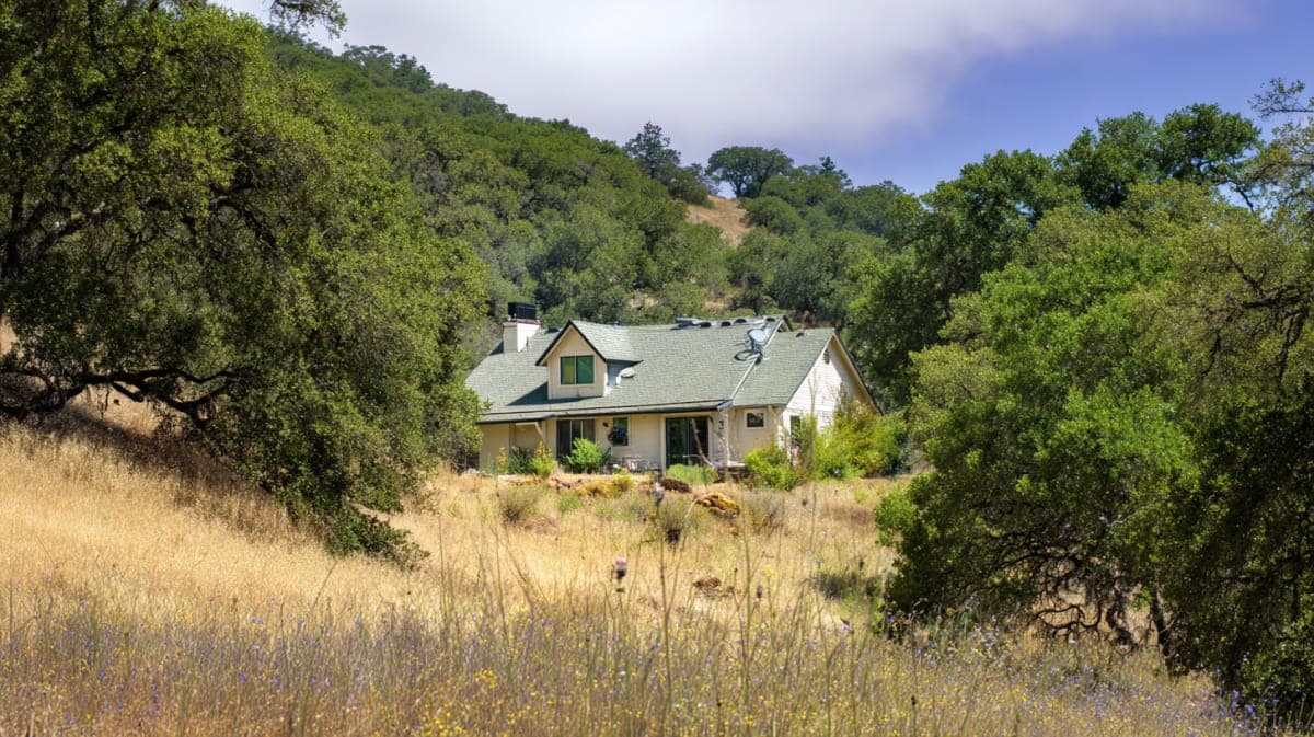 Rural property in Berryessa Highlands with natural surroundings