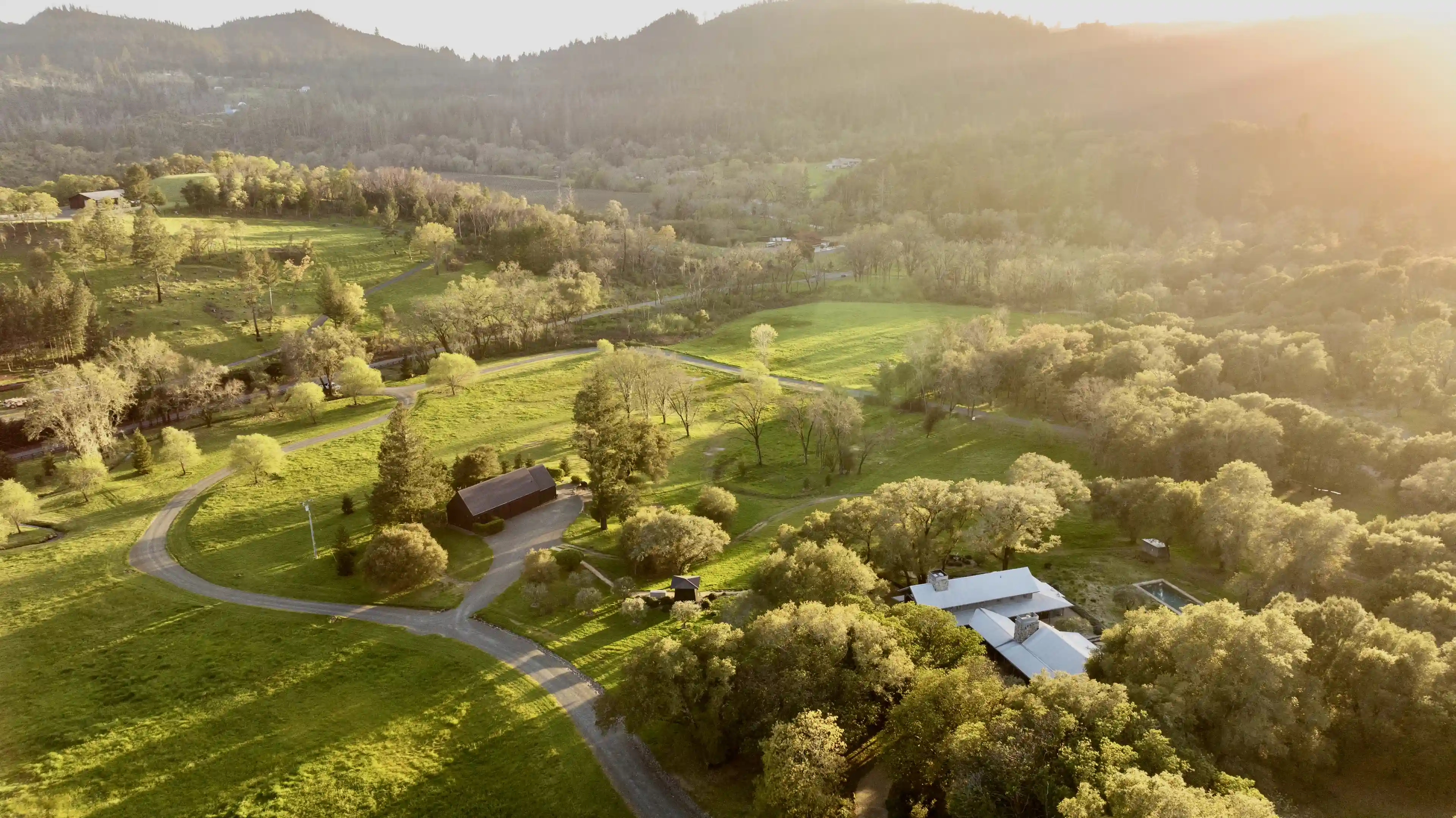 Luxury wine country estate in Sonoma County